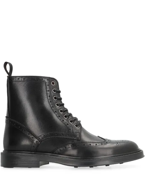 Bruno Magli brogue-detail lace-up boots Black BS124C326