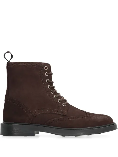 Bruno Magli brogued suede ankle boots Brown BS124C323