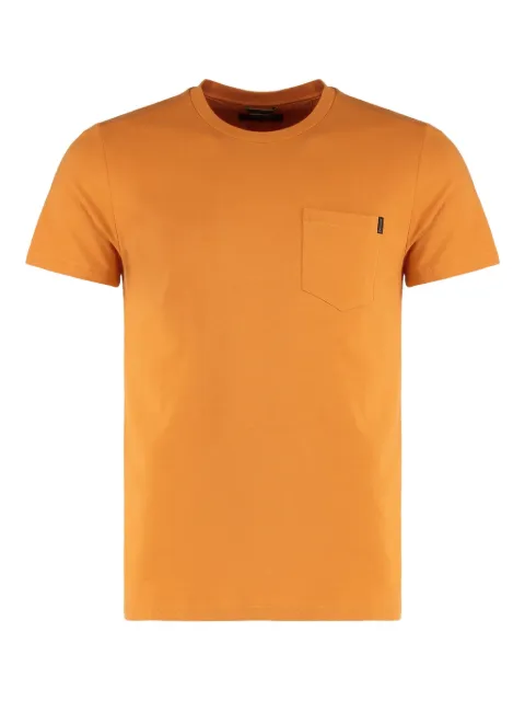 Moorer crew-neck short-sleeve sweater Orange BRUZIOSLC