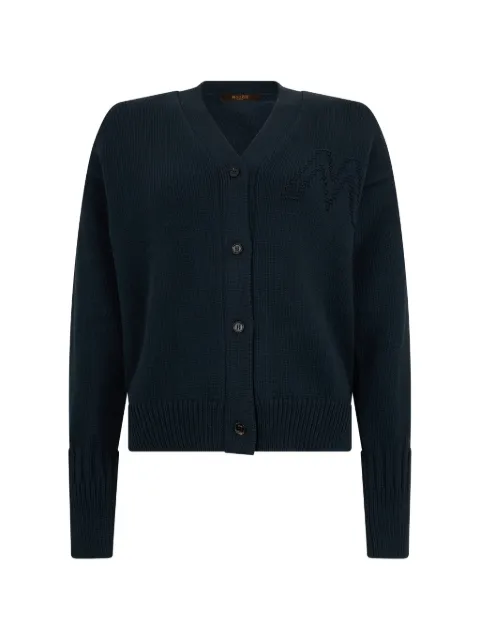 Moorer button-front cardigan Blue BAHIRANSK