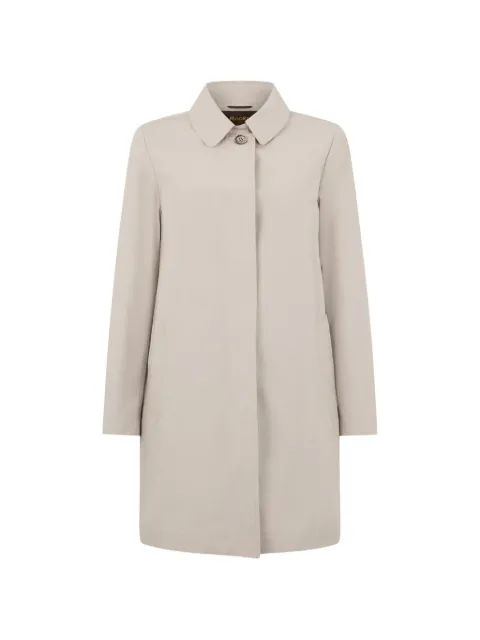 Moorer collared parka coat Neutrals AGEDAWM