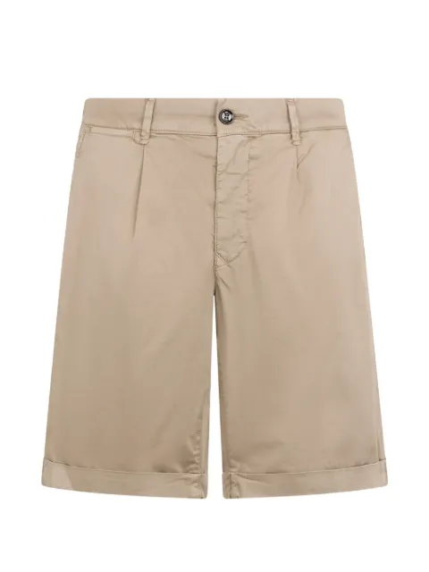 Moorer cuffed pleated shorts Neutrals ALICUDIKEL