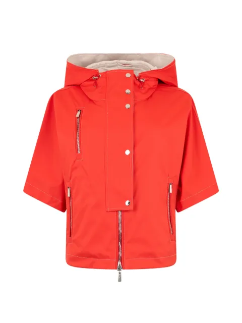 Moorer short-sleeve hooded jacket Red MARICLEAADB