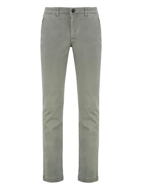 Moorer button-fly trousers Green LEVANZOTRK