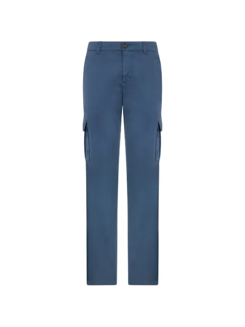 Moorer flat-pocket cargo trousers Blue JERALDSEC