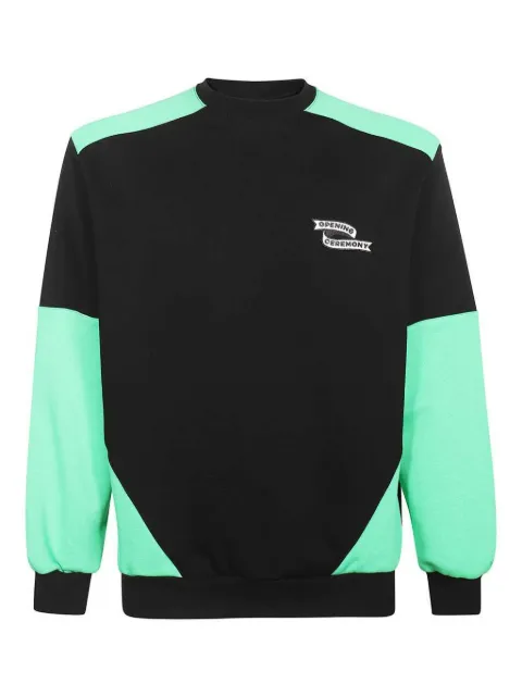 Opening Ceremony colour-block sweatshirt Black YMBA017F22FLE001