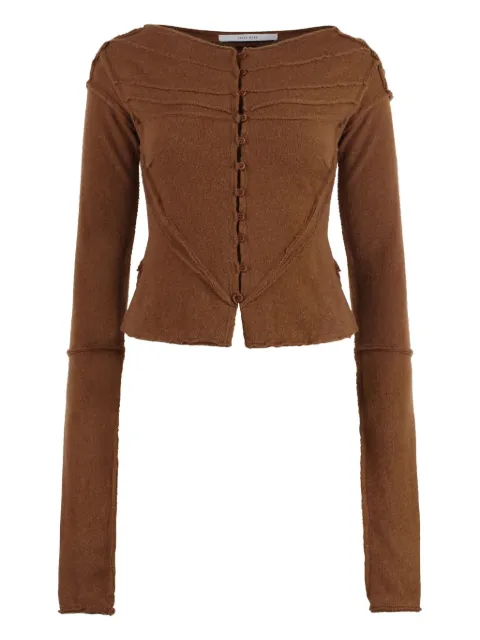 Talia Byre knitted cardigan Brown TASS22JA01244090