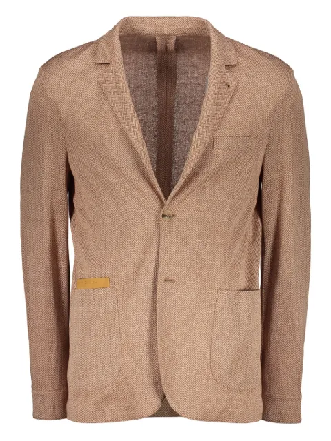 Brett Johnson single-breasted blazer Brown SS23SJ17JAFL