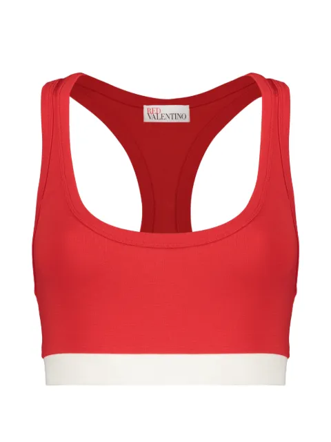 RED Valentino racerback cropped top Red RMC00YMEH