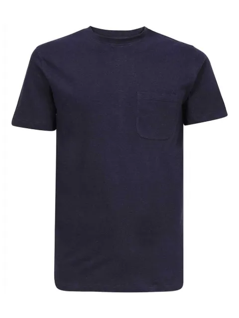 Les Deux pocket-detail T-Shirt Blue LDM101143