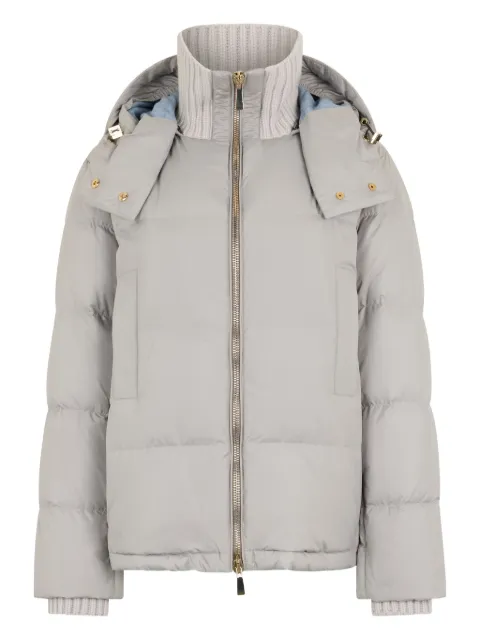 Malo hooded puffer jacket Grey DR6044TWU42