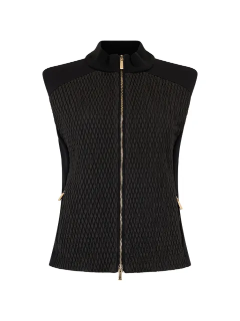 Moorer quilted gilet Black NIDYPXE