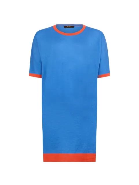 Moorer crew-neck midi T-shirt dress Blue IOLANDAZEF