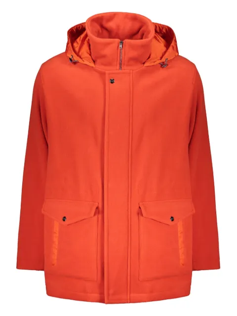 Herno wool parka coat Orange GC000065U33342