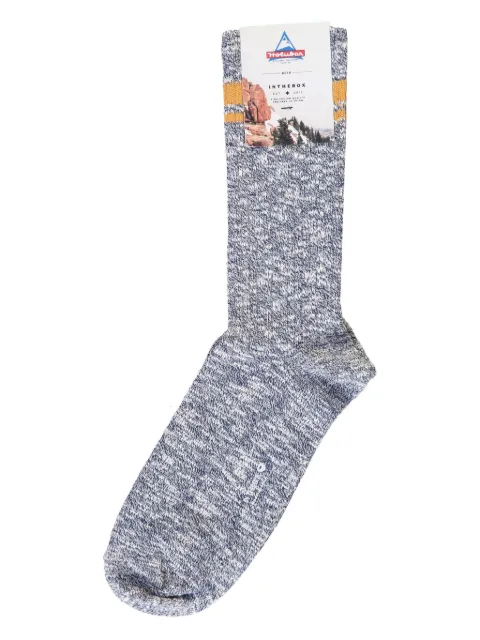 Holubar x Inthebox stripe-detailed socks Blue FW200060AH
