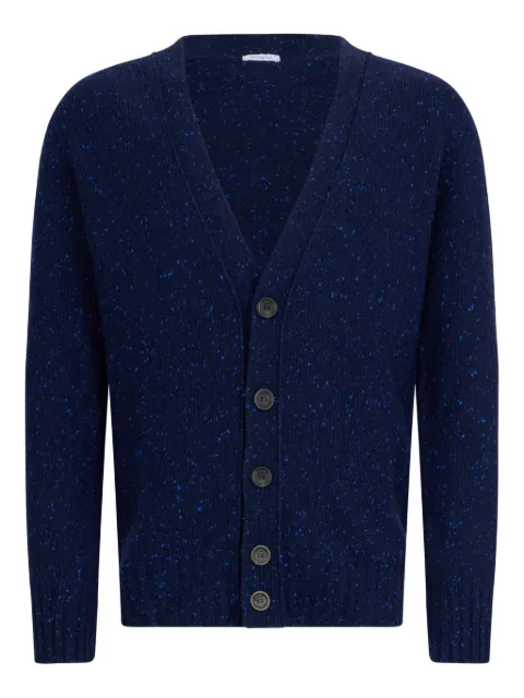 Malo V-neck cardigan Blue UXG052Y1A14