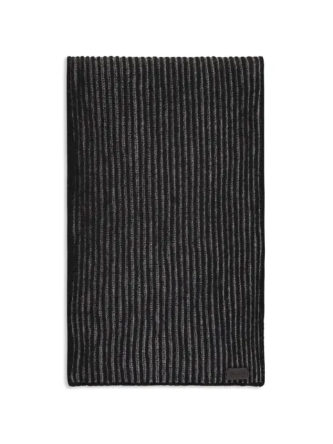 Moorer striped scarf Grey HOBARTWSV