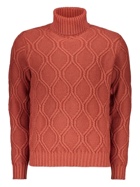 Moorer turtleneck sweater Orange GORDONTA