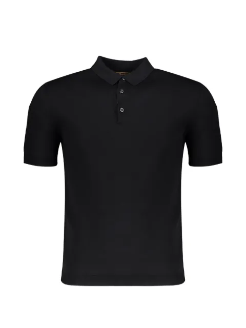Moorer Franco short-sleeve polo shirt Black FRANCOSMD