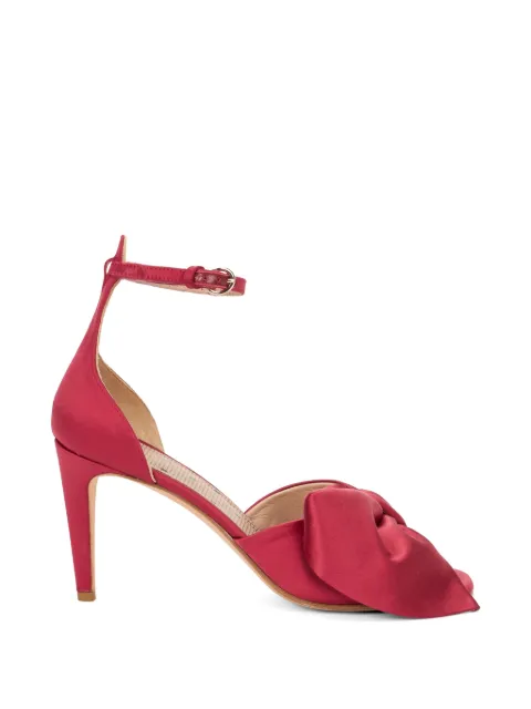 RED(V) bow-detail ankle-strap sandals Red QS0E59CUN