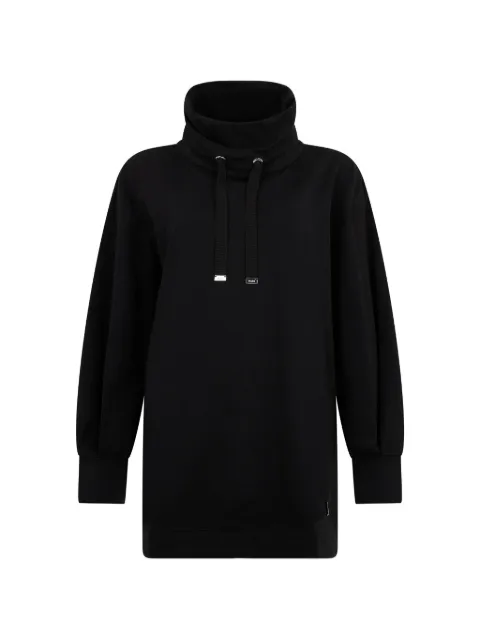 Moorer drawstring funnel-neck sweater Black DOLOMIADYN