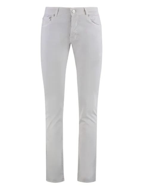 Moorer five-pocket trousers White CREDISEC