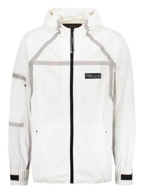 ISO.POETISM mesh panel hooded jacket White C10LOISTFWNY3G1FWNY3G2