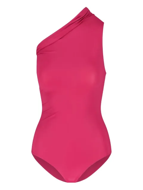 Rick Owens one-shoulder swimsuit Pink RP01C5072W