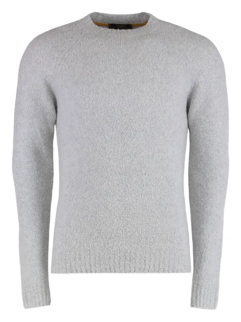 Moorer textured crew-neck sweater Grey FRANKIECLO