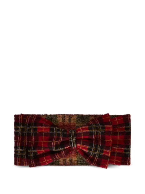 RED(V) bow check headband Red RKZ00W63B