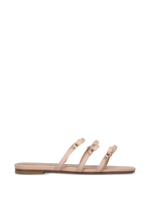 RED(V) bow-detail triple-strap sandals Pink QS0E96RBL