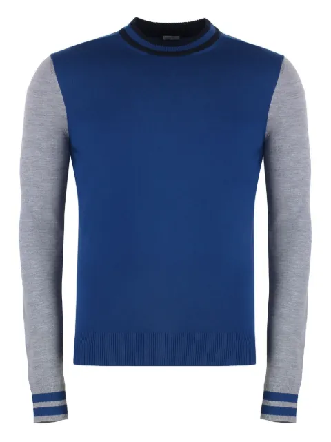 Malo virgin wool sweater Blue UXA039F2Z13