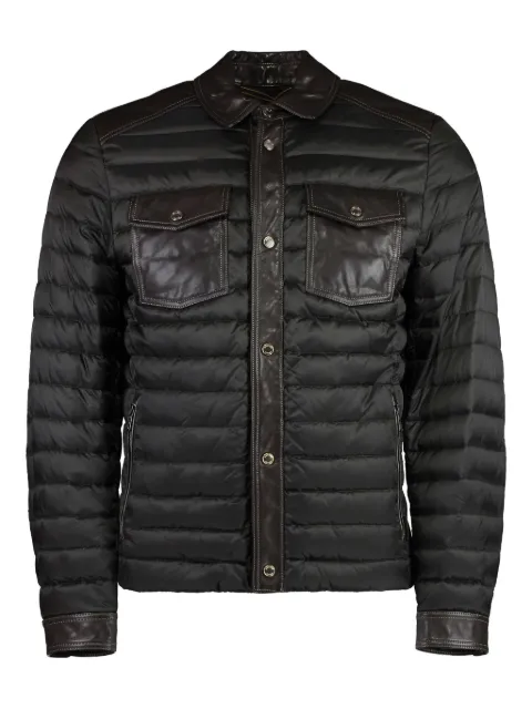 Moorer front-pocket padded jacket Brown CRESPIPEL