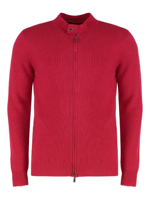 Moorer zip-up cardigan Red CHUCKWS3