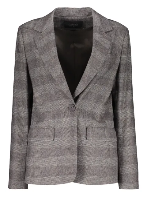 Lorena Antoniazzi Prince of Wales check blazer Grey A2029GA0063272R