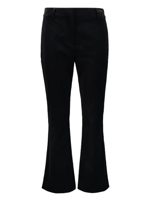Cédric Charlier velvet trousers Black A03118922