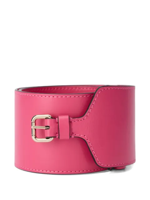 RED(V) topstitched buckle belt Pink QT0SA0MEN