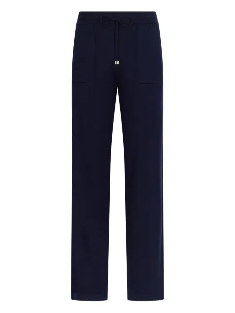 Malo drawstring track pants Blue UMP011F1K02