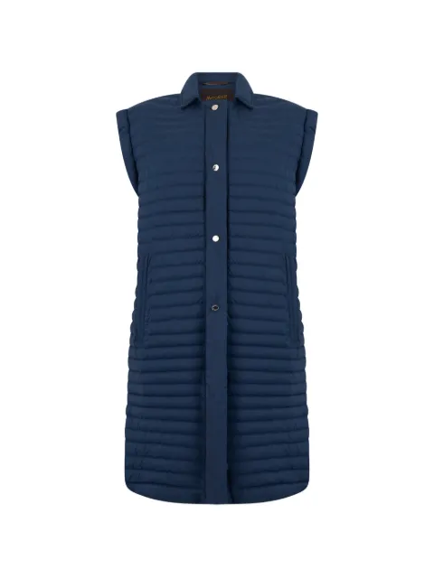 Moorer quilted sleeveless jacket Blue RUJAS3