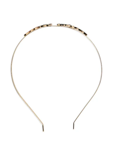 RED(V) decorative lettering headband Gold QJ0A54EVS