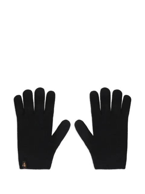 Moorer knitted gloves Black GUANTOMAGLIACWS