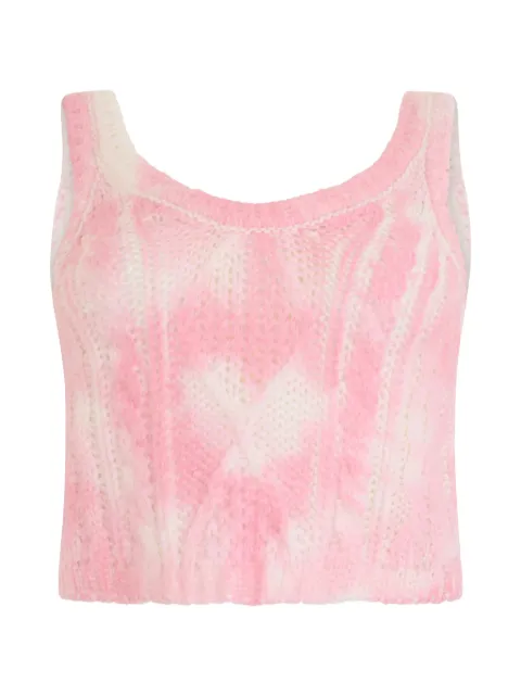 RED Valentino patterned tank top Pink RKM00W6C3