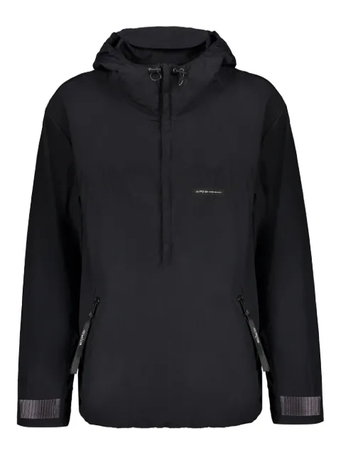 ISO.POETISM visor-detail hoodie Black ANO2AMERAF049