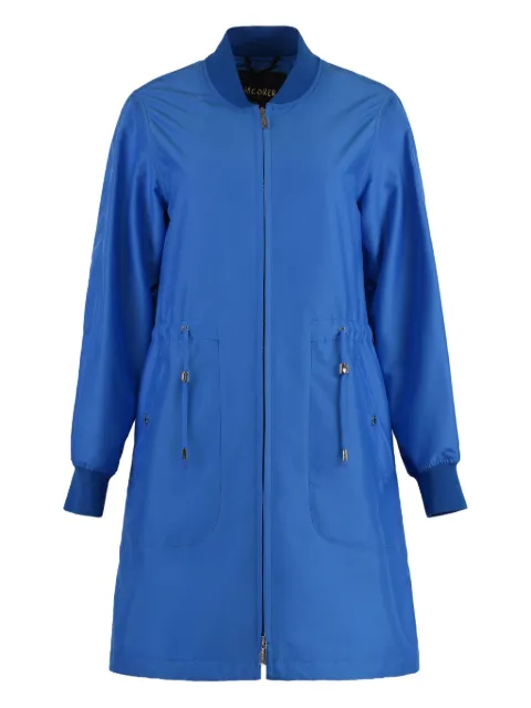 Moorer Amarilli drawstring-waist coat Blue AMARILLIDA6