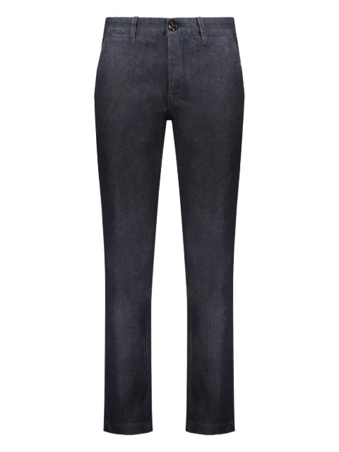 Moorer Levanzo Washed Trousers Blue LEVANZO945