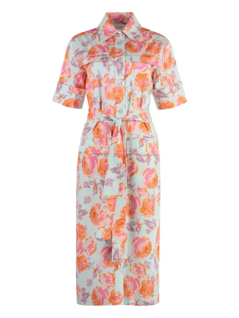St. John belted shirt dress Blue K11AC03