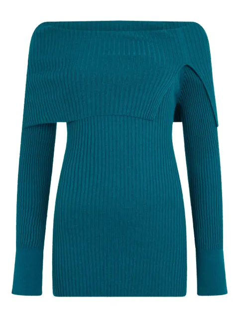 Malo ribbed top Blue DXC137F8I20