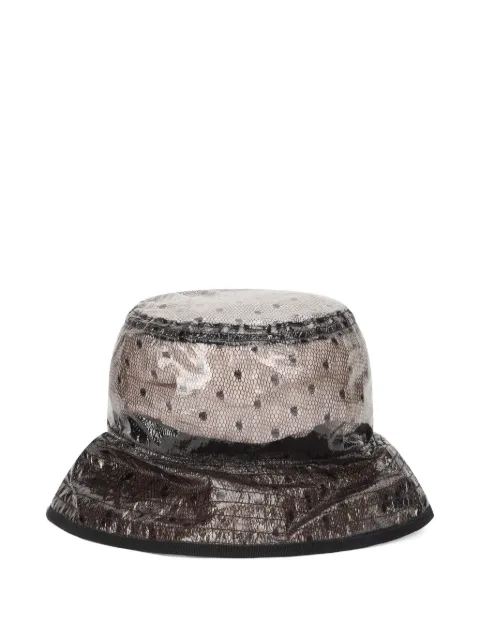 RED Valentino polka dot bucket hat Black QHGA06GRH