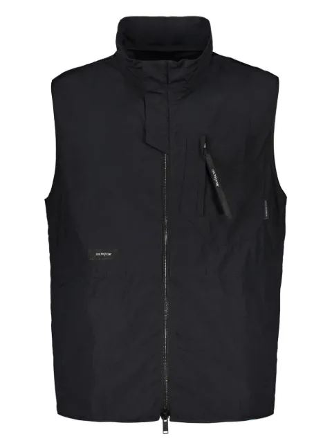 ISO.POETISM zip-up gilet Black V20PITALF049