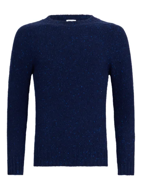 Malo speckled crew-neck sweater Blue UXA249Y1A14